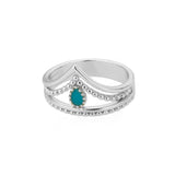 Crown Green Double Layer Hollow Ring – Unique Gift Ideas — 13