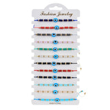 Women's Crystal Rice Beaded Braided Bracelet – Jewelry Gift Ideas — 2