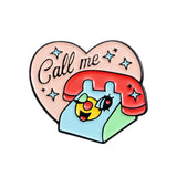Creative Cartoon Cute Heart-shaped Girl Brooch – Jewelry Gift Ideas — 3