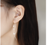 Asymmetric 925 Sterling Silver Women's Earrings – Jewelry Gift Ideas — 7