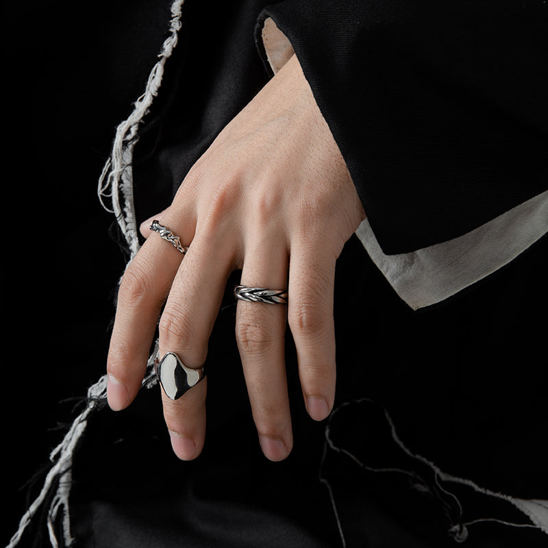 Titanium Steel Cool Wind Joint Ring For Men And Women – Gifts for Her — 1