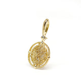 S925 Silver Plated K Gold Reversible Pendant – Jewelry Gift Ideas — 6