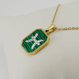 Titanium Steel Fashion Malachite Twelve – Jewelry Gift Ideas — 12