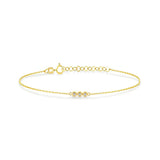 Sterling Silver Triple Diamond Bracelet – Jewelry Gift Ideas — 3