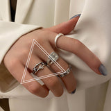 Frigid Wind Star Moon Retro Old Ring Women – Gifts for Her — 2