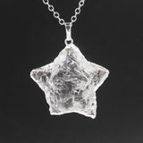 Star Moon Faceted Pendant White Crystal – Jewelry Gift Ideas — 7