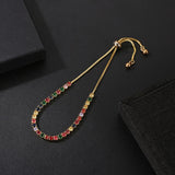 Adjustable Crystal Bracelet Seven-color – Jewelry Gift Ideas — 7