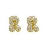 18K Brass Balloon Bubble Zircon Small Size Stud – Birthday Gifts — 10