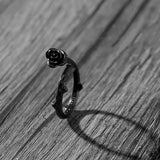 Sterling Silver Valentine's Day Index Finger Rose – Gifts for Couples — 2
