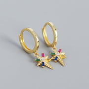Eight-pointed Star Colored Metal Wind Ear Buckle – Gift Ideas — 7