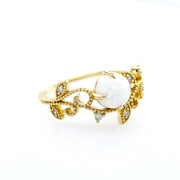 Sterling Silver Plating K Gold Ring – Meaningful Gifts — 4