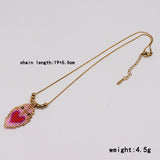 Ethnic I Love Tag Stainless Steel Necklace – Jewelry Gift Ideas — 6