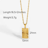 Men's And Women's Pendant Necklace Round Eight – Jewelry Gift Ideas — 3