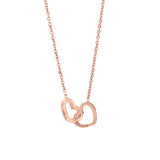 Custom Name Necklace Personalized Double Heart – Jewelry Gift Ideas — 4