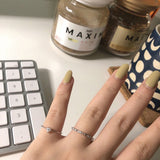 Heart-shaped Single Diamond Simple Wild Tail Ring – Holiday Gift Ideas — 4