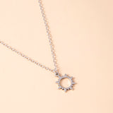 Fashion Silver Sun Stainless Steel Chain Necklace – Jewelry Gift Ideas — 4