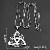 Viking Celtic Knot Stainless Steel Necklace – Jewelry Gift Ideas — 5