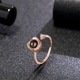 Rose Projection Couple Ring – Gifts for Couples — 2