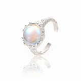 Design Sterling Silver Ring With Moonlight Stone – Gifts for Her — 6