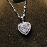Versatile White Diamond Heart Shaped Pendant – Jewelry Gift Ideas — 5