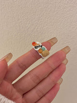 Natural Raw Gemstone Stacked Ring Women – Gifts for Her — 4