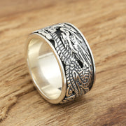 S925 Handmade Vintage Thai Silver Personality Ring – Gifts for Him — 1