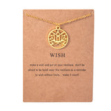 Gold Hollow Lotus Flower Pendant Necklace Zen – Jewelry Gift Ideas — 1