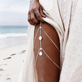 Retro Exaggerated Tassel Multi-layer Coin Leg Chain – Useful Gifts — 4