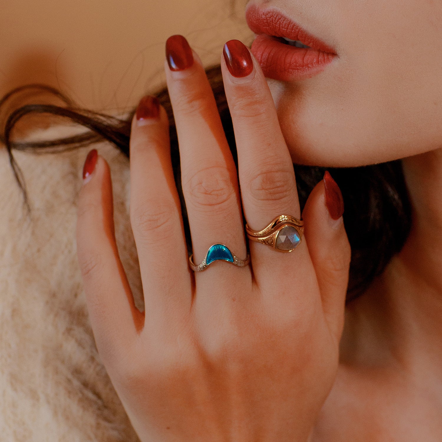 Retro Exaggerated Irregular Shape Ring – Everyday Gifts — 1