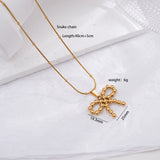 Light Luxury Design Non-fading Titanium Steel Bow – Jewelry Gift Ideas — 11