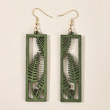 Stylish And Simple New Wood Hollow Earrings – Stylish Gifts — 3