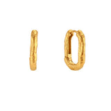 Distressed Irregular Lines Rectangle Ear Clip – Small Gift Ideas — 9