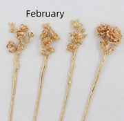 Antique Material Flower Season Hairpin – Stylish Gifts — 2