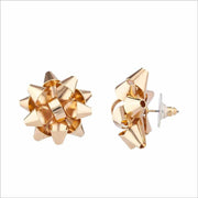 Christmas Simple Metal Flower Bow Creative Earrings – Small Gift Ideas — 5