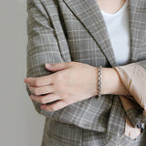Vintage S925 Sterling Silver Chain Bracelet – Jewelry Gift Ideas — 5