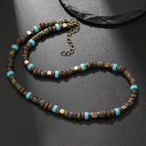 Men's Bohemian Style Simple Wood Piece Coconut – Jewelry Gift Ideas — 12