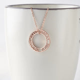 Personalized Round Hollow Name Pendant Christmas – Jewelry Gift Ideas — 5