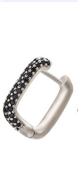 Gold And Silver Small Hoop Crystal Women's Rainbow – Stylish Gifts — 3