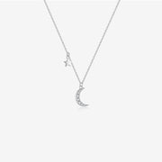 Moon Star Zircon Pendant Necklace – Jewelry Gift Ideas — 6