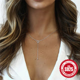 S925 Sterling Silver Ring Necklace INS – Jewelry Gift Ideas — 10