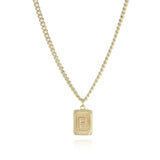 Alphabet Necklace Real Gold Plated Alphabet – Jewelry Gift Ideas — 15