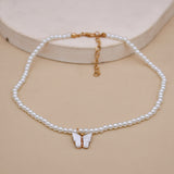 Elegant White Pearl Choker Necklace Small Round – Jewelry Gift Ideas — 7