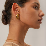 Nauticia Gold Shell Earrings – Surprise Gifts — 2