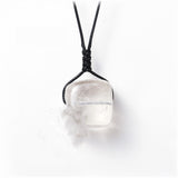 East China Sea Natural Crystal Square Pendant – Jewelry Gift Ideas — 9