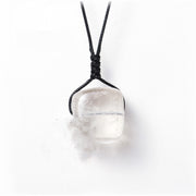 East China Sea Natural Crystal Square Pendant – Jewelry Gift Ideas — 9