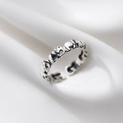 Retro And Old Thai Silver Cute Elephant Literary – Practical Gifts — 1