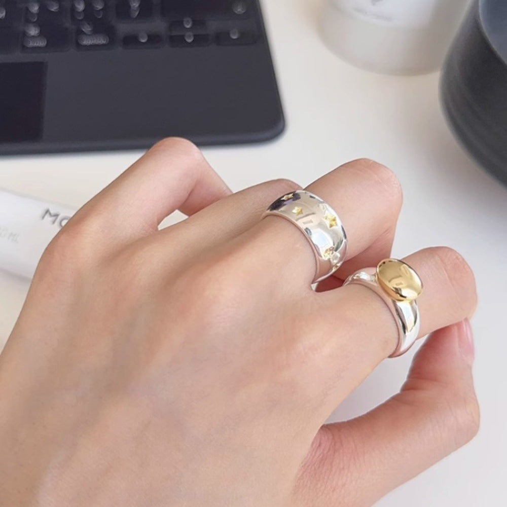 Heavy Industry Small Balls XINGX Glossy Ring Women's – Stylish Gifts — 1