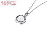 Stainless Steel Rhinestone Prayer English – Jewelry Gift Ideas — 7