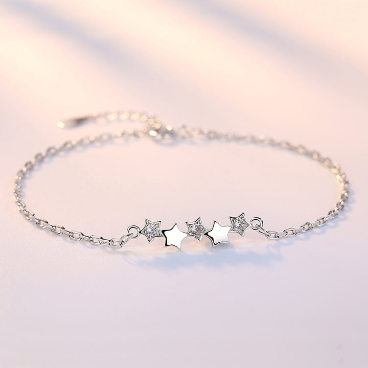 Simple Fashion Zircon Crystal Bracelet For Women – Stylish Gifts — 1