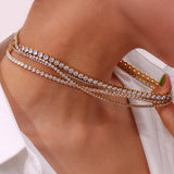 Stainless Steel Fashion Simple Bracelet Necklace – Jewelry Gift Ideas — 19